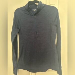 Avia Dark Blue Quarter-Zip Top